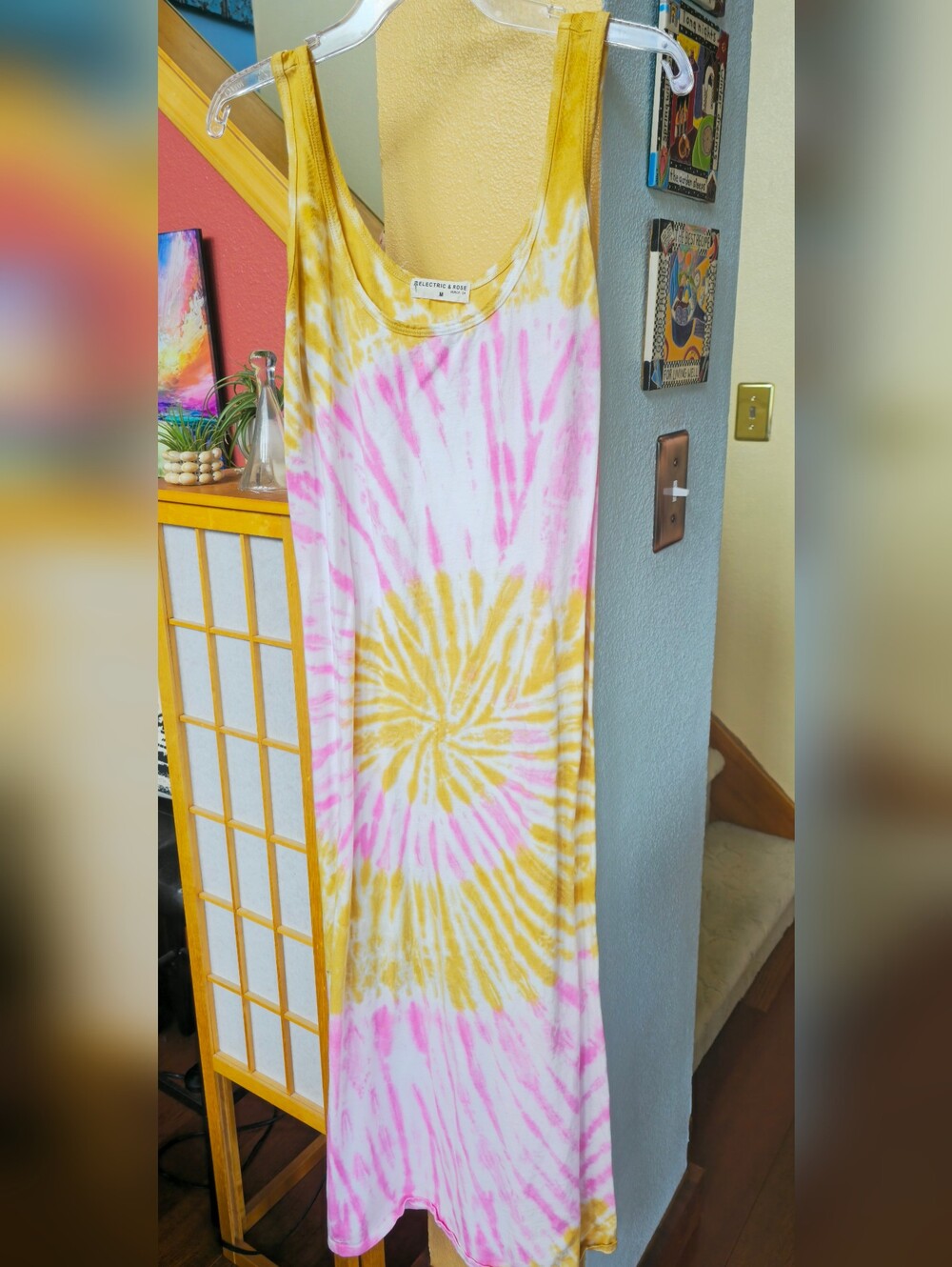 NWT Electric + Rose Bodhi Midi Tank Tie Dress Size Medium